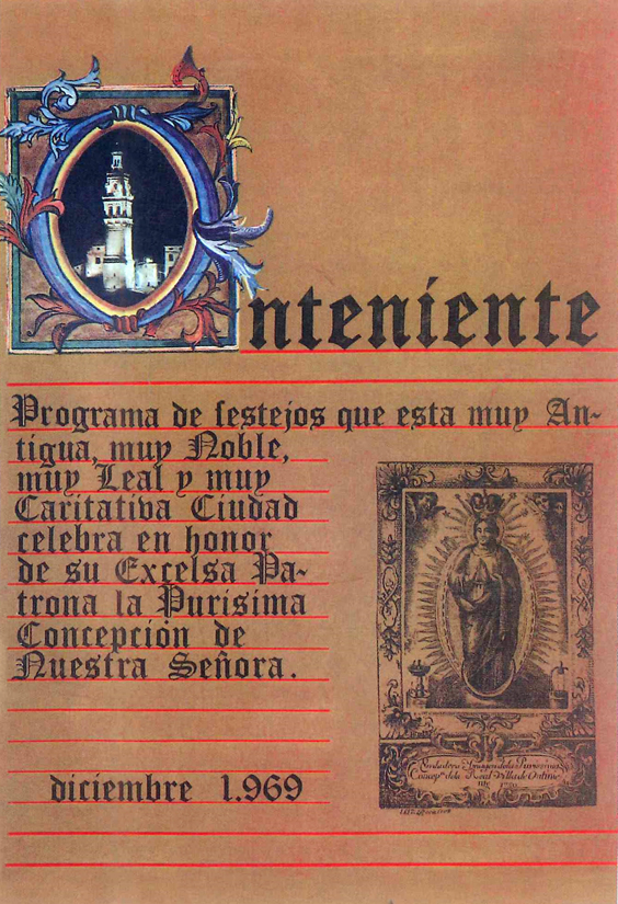 Fiestas de la Purísima 1969 Ontinyent / Onteniente